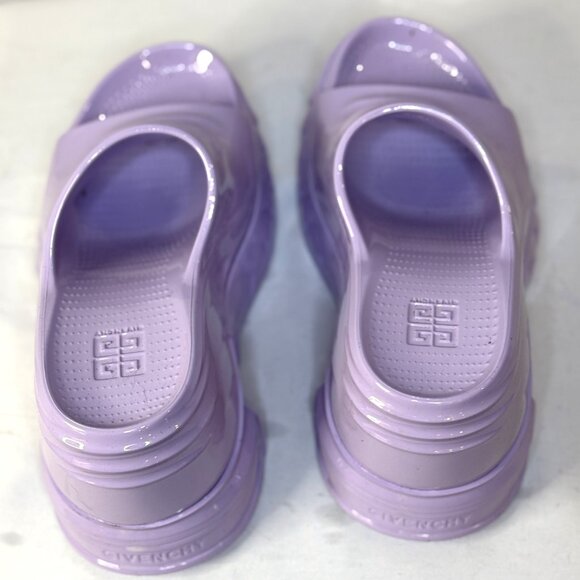 Givenchy Marshmallow Gloss Rubber Wedges Very Gently Worn - Picture 2 of 4